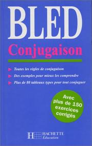 Cover of: Bled conjugaison