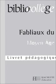 Fabliaux du moyen age by Brigitte Wagneur