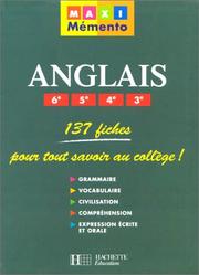 Cover of: Anglais sixième/cinquième/quatrième/troisième