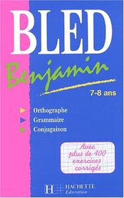 Cover of: Bled benjamin, 7-8 ans