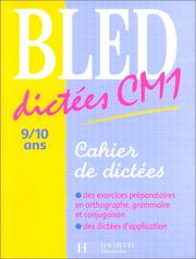 Cover of: Cahier de dictées bled CM1