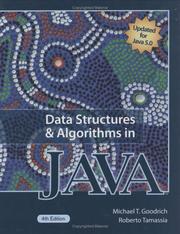 Cover of: Data Structures and Algorithms in Java by Michael T. Goodrich, Roberto Tamassia
