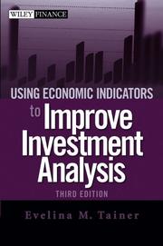 Cover of Using economic indicators to improve investment analysis