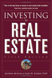 Cover of: Investing in Real Estate, 5th Edition