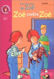Cover of: Zoé contre zoé