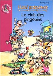 Cover of: Hôtel bordemer, le Club des pingouins
