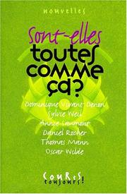 Cover of: Sont-elles toutes comme ça?