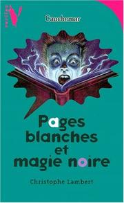 Cover of: Pages blanches et magie noire