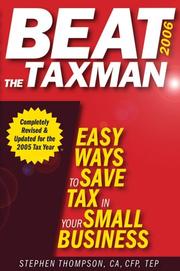 Cover of: Beat the Taxman! by Stephen Thompson, Stephen Thompson