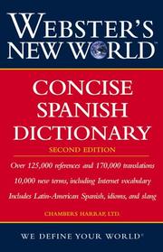 Cover of: Webster's New World Concise Spanish Dictionary by Chambers Harrap Ltd.