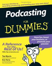 Cover of: Podcasting For Dummies by Tee Morris, Evo Terra
