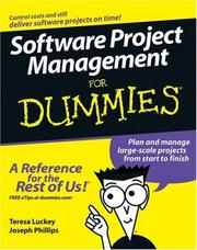 Software Project Management For Dummies (For Dummies (Computer/Tech))