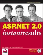 Cover of: ASP.NET 2.0 Instant Results (Programmer to Programmer)