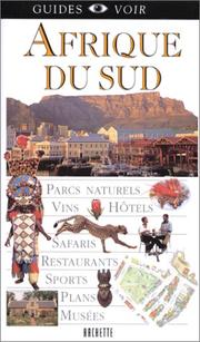 Cover of: Afrique du Sud by Guide Voir