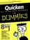 Cover of: Quicken All-in-One Desk Reference For Dummies (For Dummies (Computer/Tech))