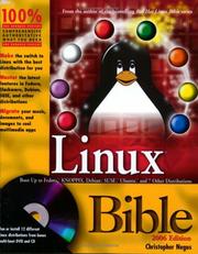 Cover of: Linux bible: boot up to Ubuntu, Fedora, KNOPPIX, Debian, SUSE, and 11 other distributions