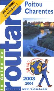 Cover of: Poitou-Charentes - Vendée 2003/2004
