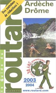 Cover of: Ardèche et drôme 2003 - 2004