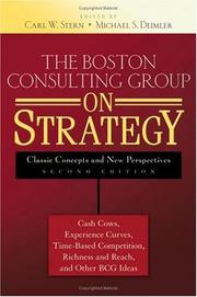 Cover of: The Boston Consulting Group on Strategy by 
