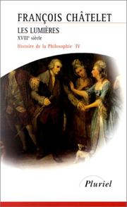 Cover of: Histoire de la philosophie