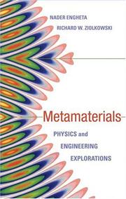 Cover of: Electromagnetic Metamaterials by Nader Engheta