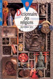 Cover of: Dictionnaire des religions