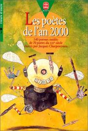 Cover of: Les Poètes de l'an 2000