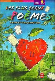 Cover of: Les Plus Beaux Poèmes d'hier et d'aujourd'hui