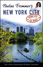 Cover of: Pauline Frommer's New York City (Pauline Frommer Guides)