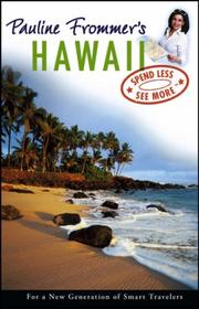 Cover of: Pauline Frommer's Hawaii (Pauline Frommer Guides)