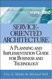 Cover of: Executive's guide to service-oriented architecture: Eric A. Marks, Michael Bell.
