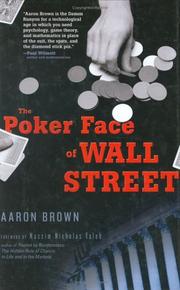 The poker face of Wall Street by Aaron Brown