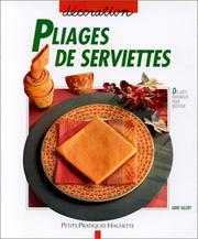 Cover of: Pliages de serviettes