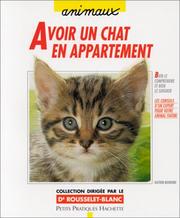 Cover of: Avoir un chat en appartement