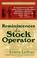 Cover of: Reminiscences of a stock operator