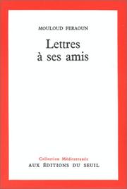 Cover of: Lettres à ses amis