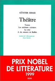 Cover of: Théâtre by Günter Grass