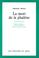Cover of: La Mort de la Phalène