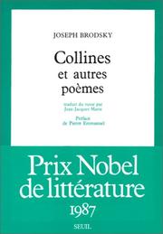 Cover of: Collines, et autres poèmes