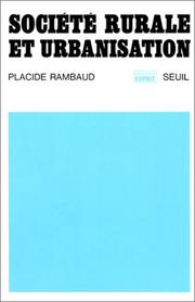 Cover of: Société rurale et Urbanisation