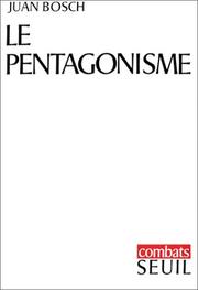 Cover of: Le Pentagonisme by Juan Bosch