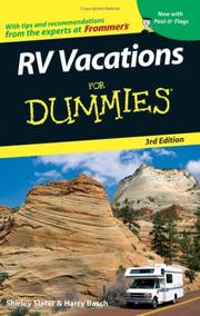 Cover of: RV Vacations For Dummies (Dummies Travel) by Shirley Slater, Harry Basch