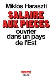 Cover of: Salaire aux pièces