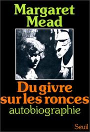 Du givre sur les ronces by Margaret Mead, Marie Matignon