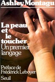 Cover of: La peau et le toucher