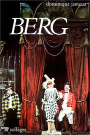 Cover of: Berg by Dominique Jameux
