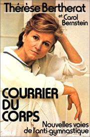 Cover of: Courrier du corps