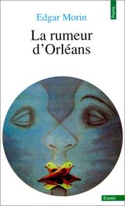 Cover of: La rumeur d'Orléans