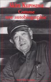 Cover of: Comme une autobiographie