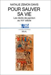 Cover of: Pour sauver sa vie by Natalie Zemon Davis